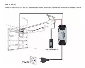 Garage Inteligente Control Wi Fi Para Portón Eléctrico