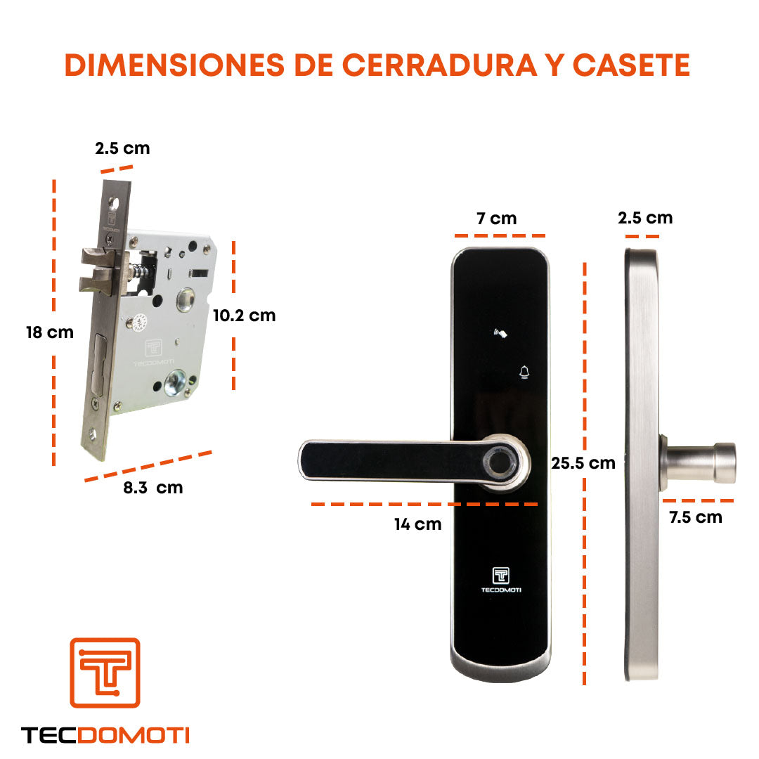 Cerradura inteligente con tecnología wifi y ocho métodos diferentes de  apertura de puerta • CASADOMO